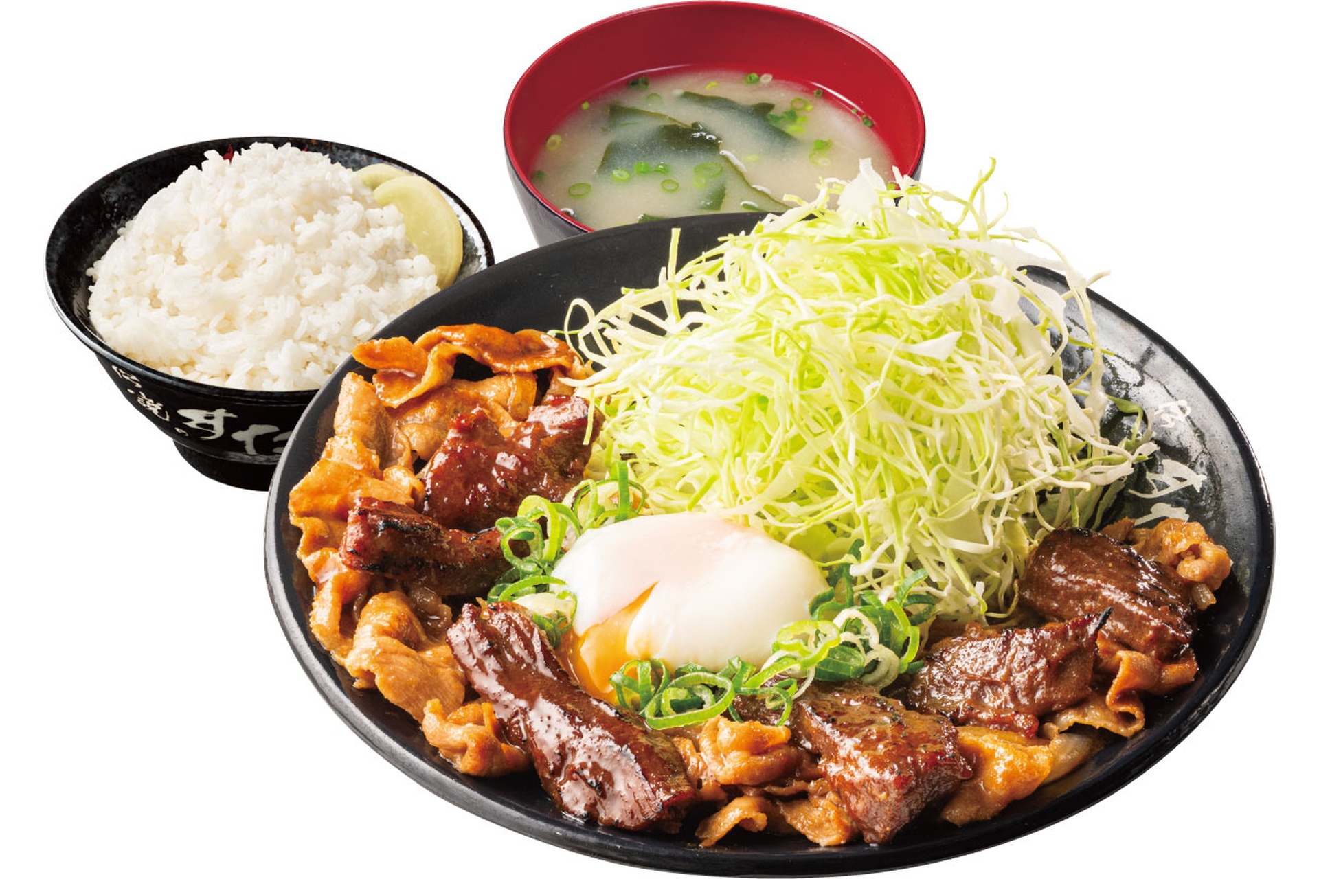 牛ハラミ豚バラすたみな焼肉定食