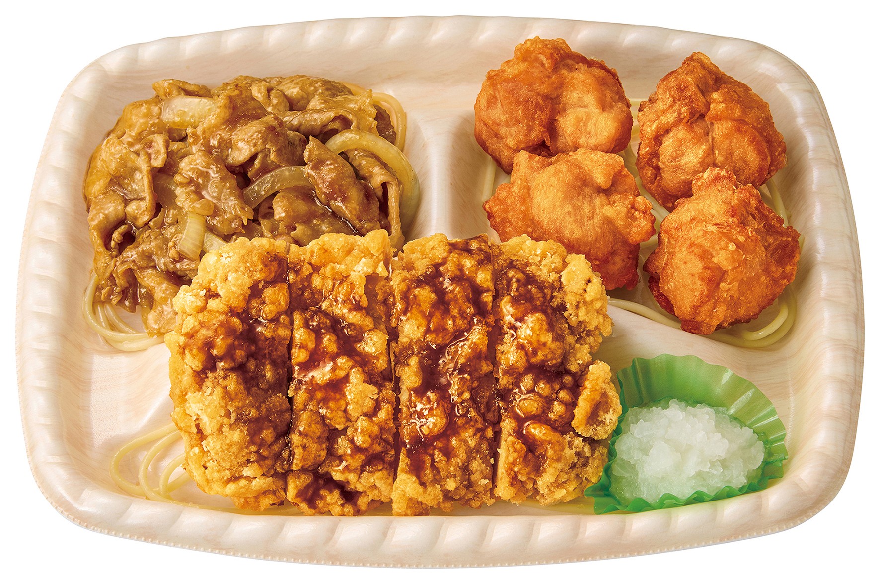 「チキン竜田シェア盛プレート」（1200円）