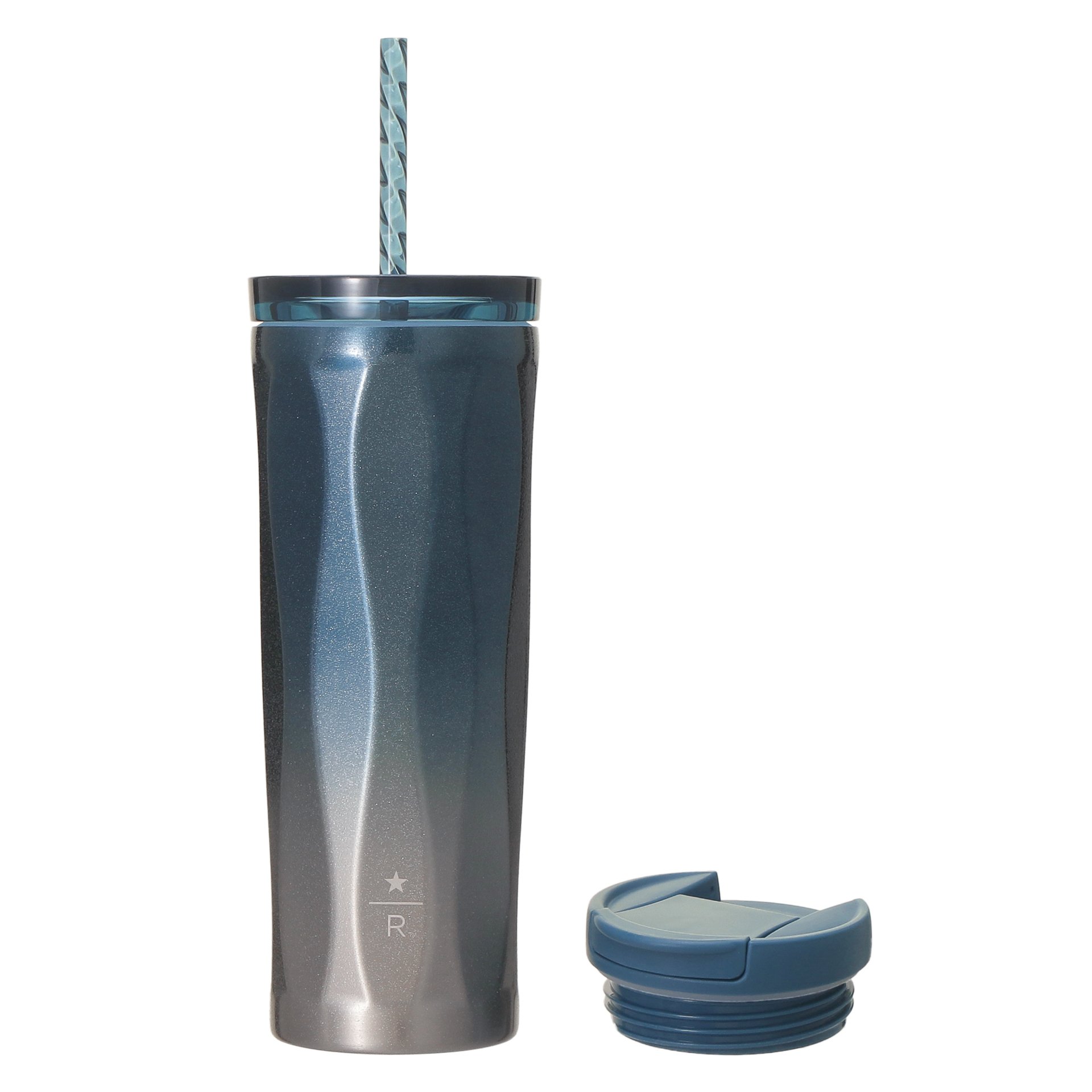 「スターバックス リザーブ ステンレスコールドカップタンブラー ブルー473ml（リッド付）」（5300円）