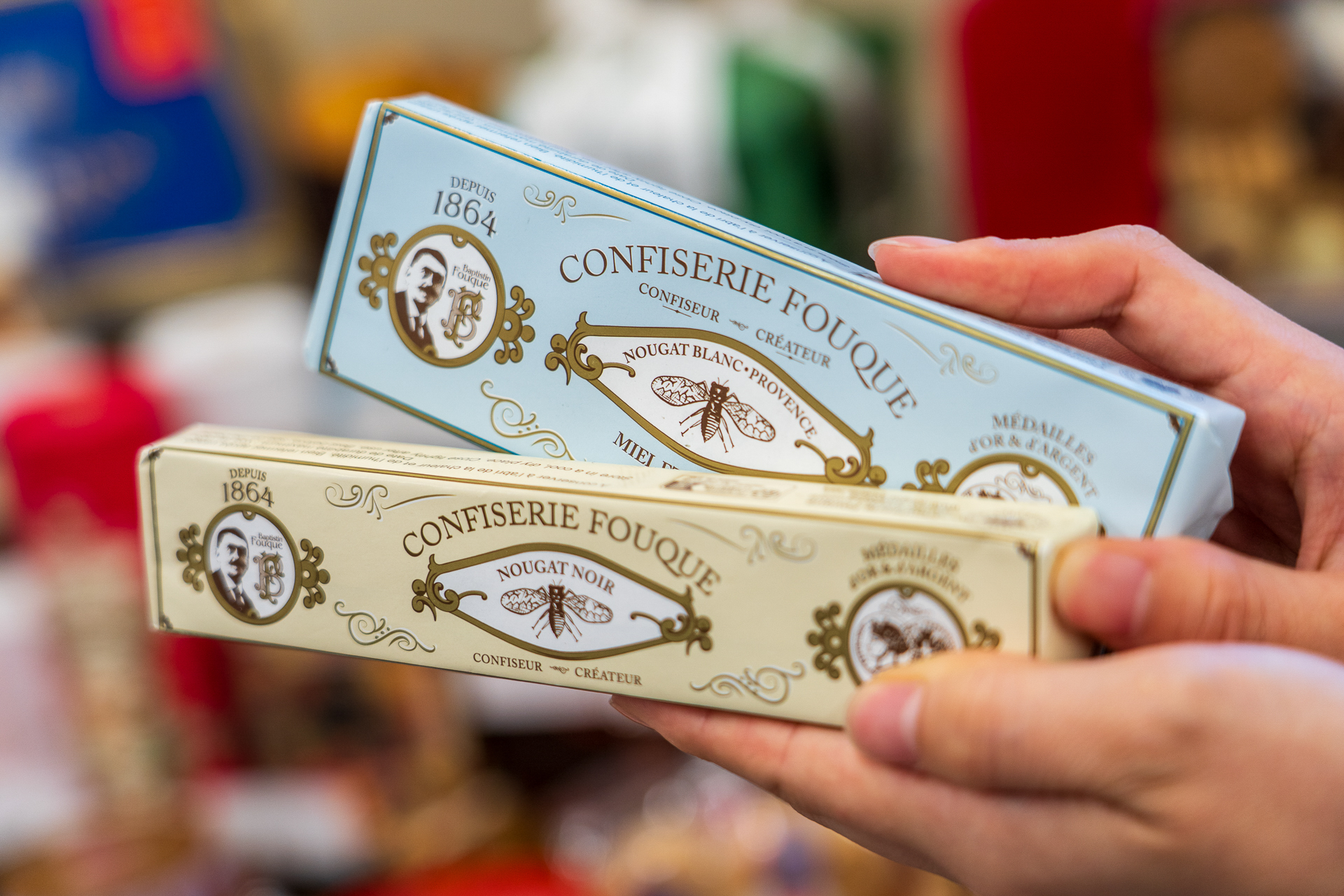 フランス・プロヴァンスの老舗「CONFISERIE FOUQUE（コンフィズリー フーク）」のヌガー。上質なハチミツが収穫できる3か月間しか製造されないという幻の逸品