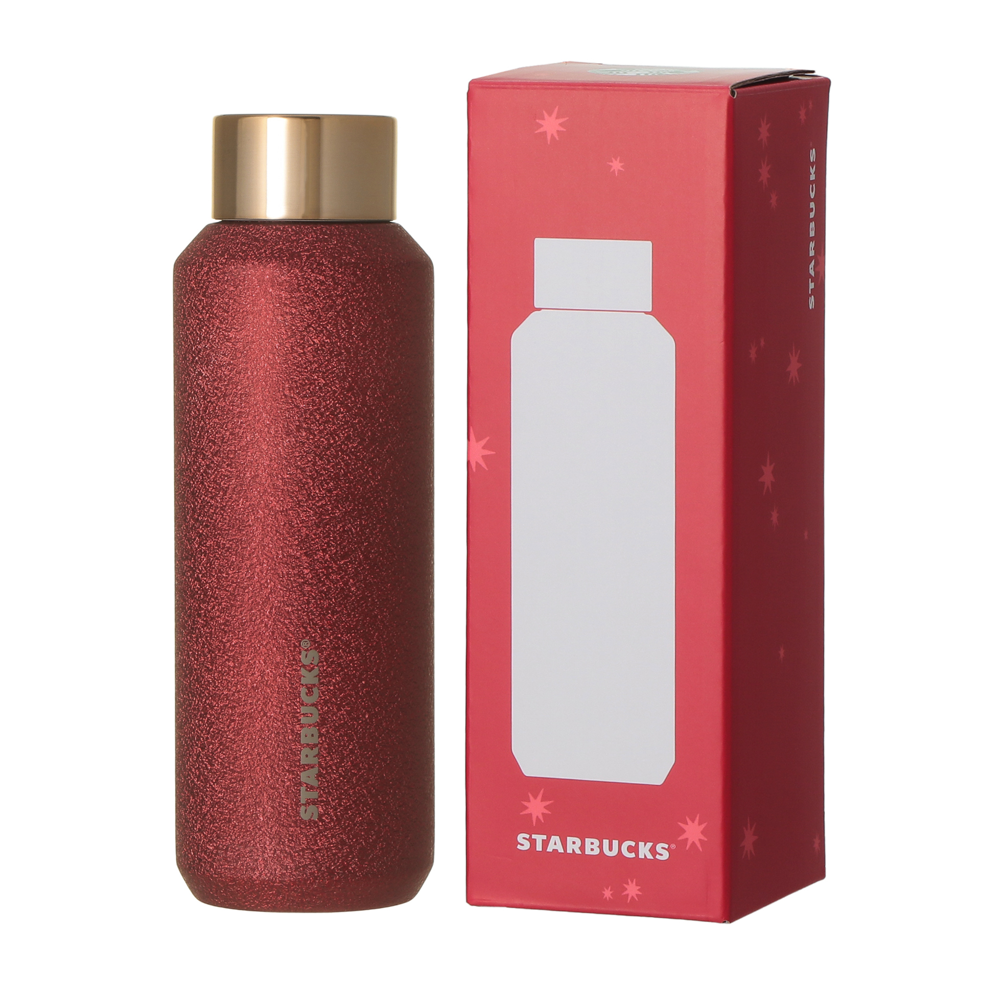 「ホリデー2026ギフトボックス入りステンレスボトルグリッターレッド473ml」（5550円）