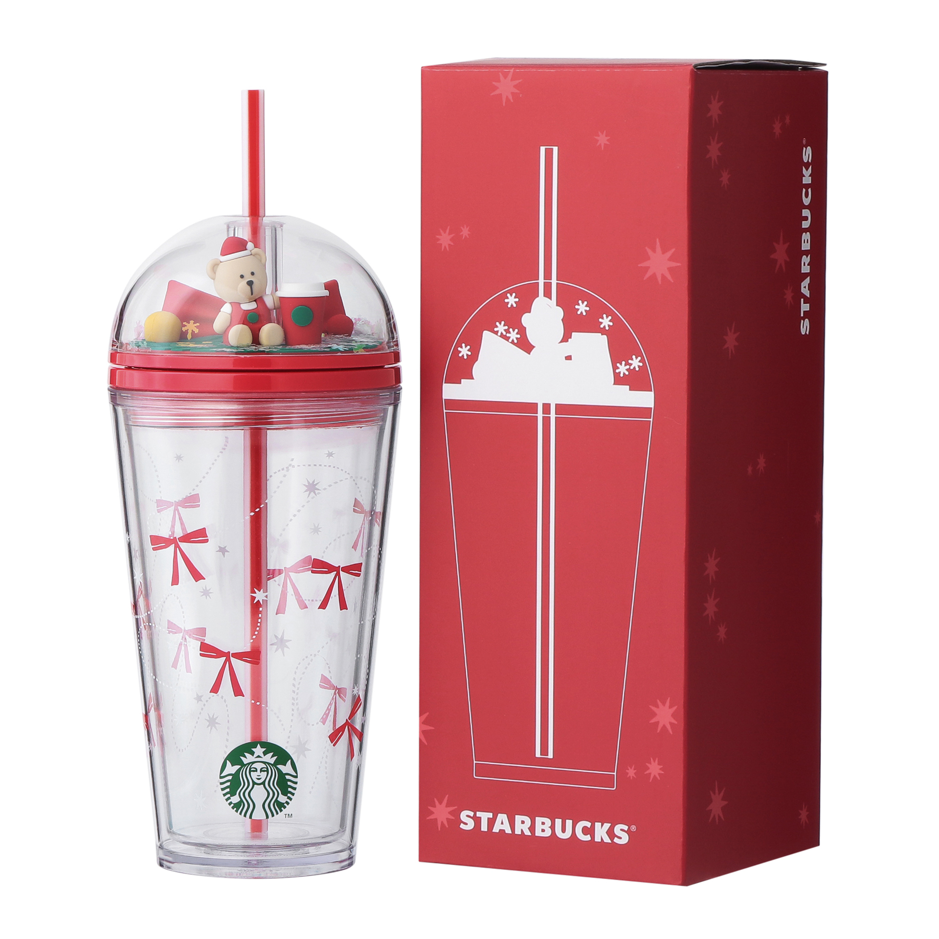 「ホリデー2026ギフトボックス入りコールドカップタンブラーフィギュア473ml」（4250円）