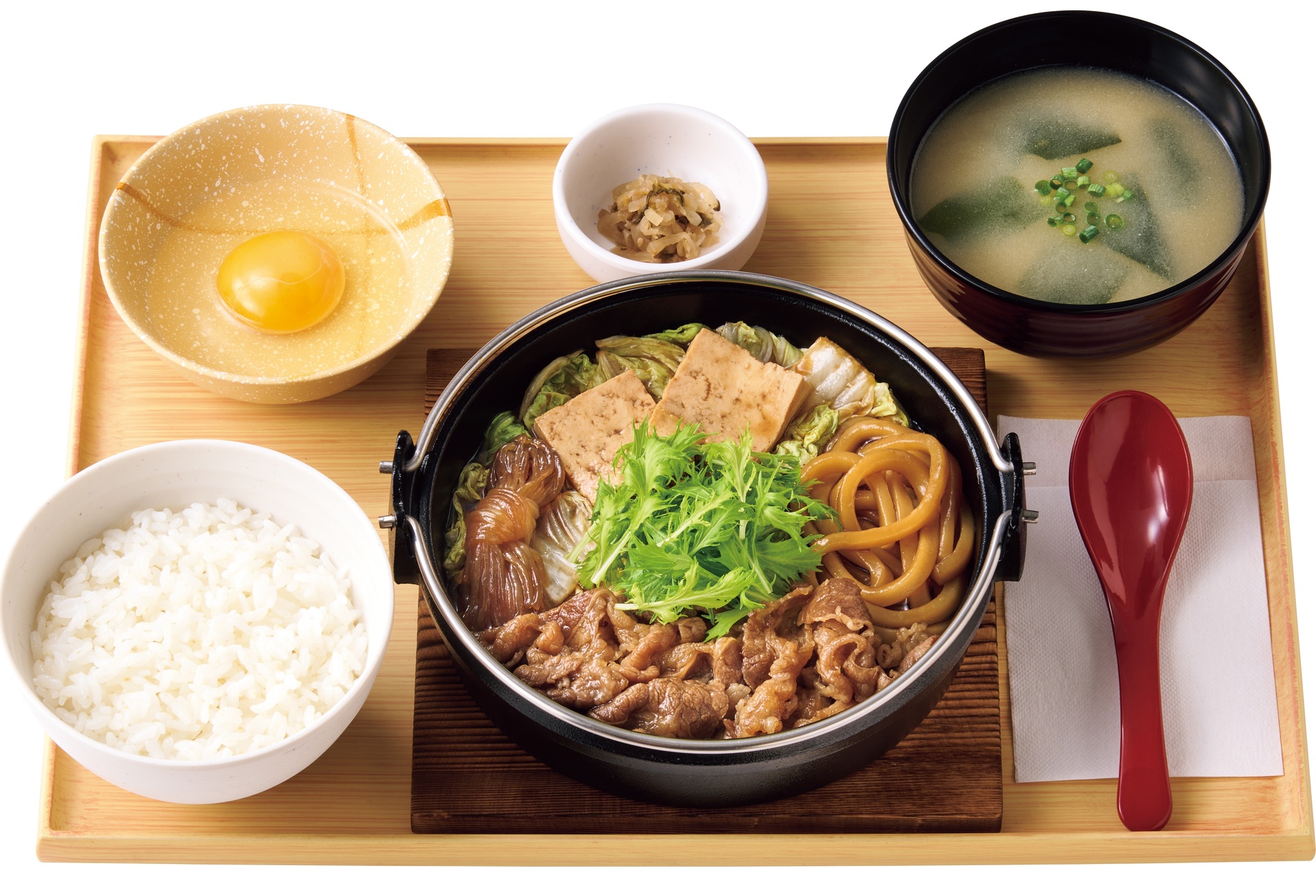 ～3種の本醸造醤油をブレンド～すき焼き定食