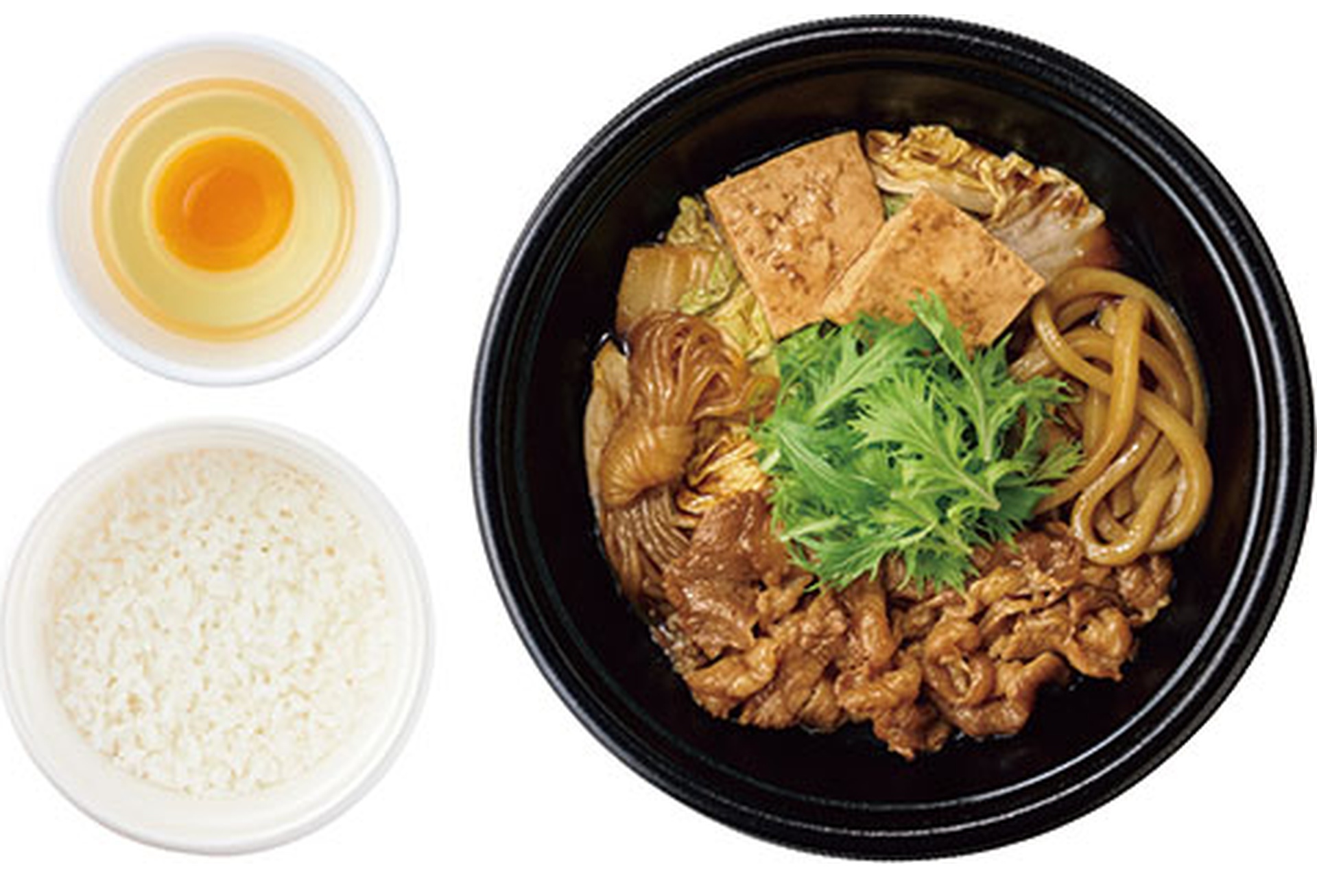 ～3種の本醸造醤油をブレンド～すき焼き　ごはん・生たまご付