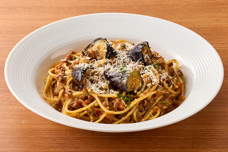 「パスタソース～ナスと挽き肉のボロネーゼ～」（930円）