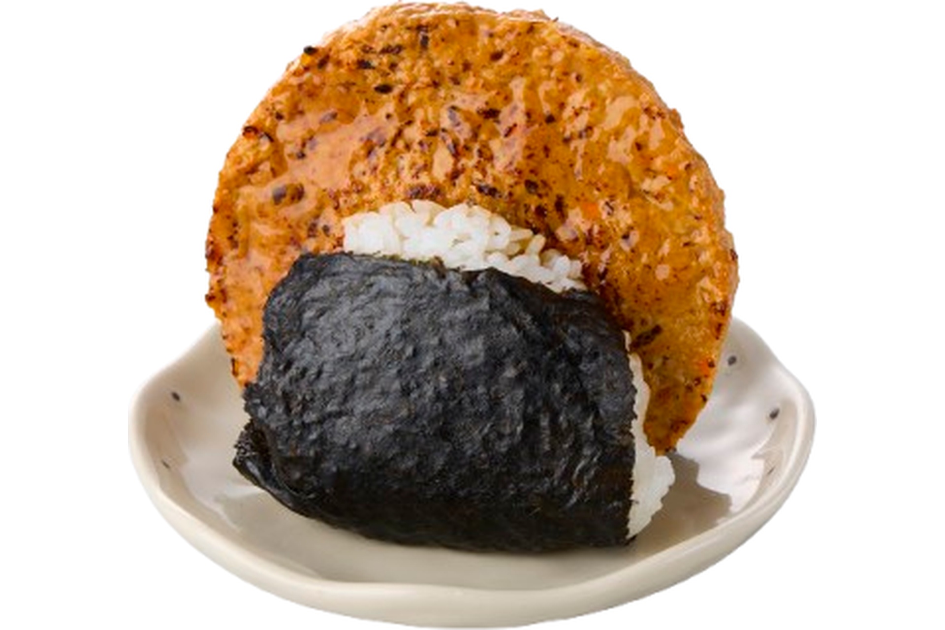 はみだしすぎィィイイイ！な鶏つくねおにぎり（増量イメージ）