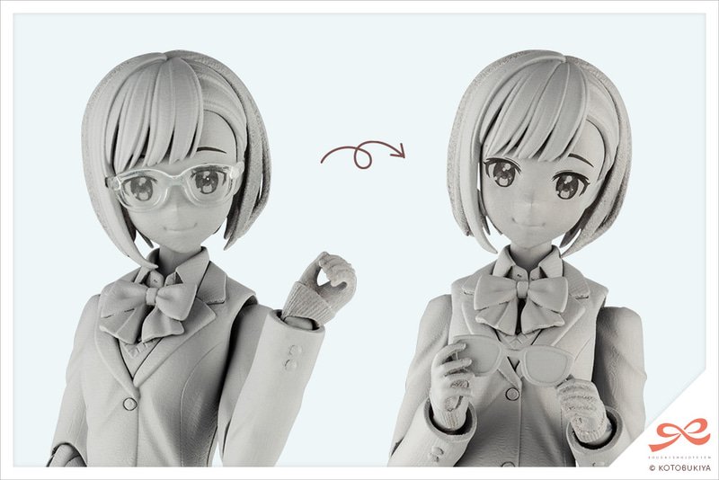コトブキヤが今春発表した“普通の女の子プラモデル”<a href="https://sousaishojoteien.com/" class="n" target="_blank">「創彩少女庭園」</a>（<a href="https://game.watch.impress.co.jp/docs/news/1252892.html" class="n" target="_blank">参考記事</a>）。フィギュアの“劇的な瞬間の切り取り”の素晴らしさと、多彩なポージングを可能にするプラモデルのそれぞれの強みを活かしたプロダクトです