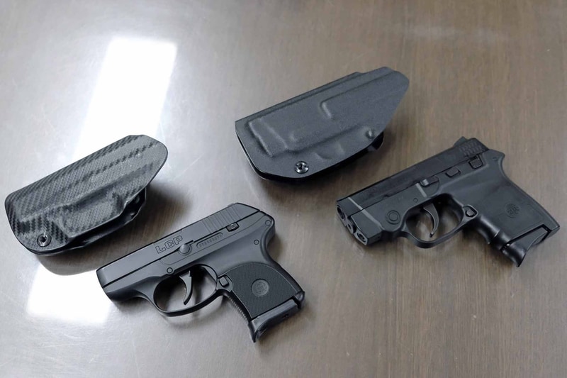 番組でも使用したホルスターは実銃用のもの