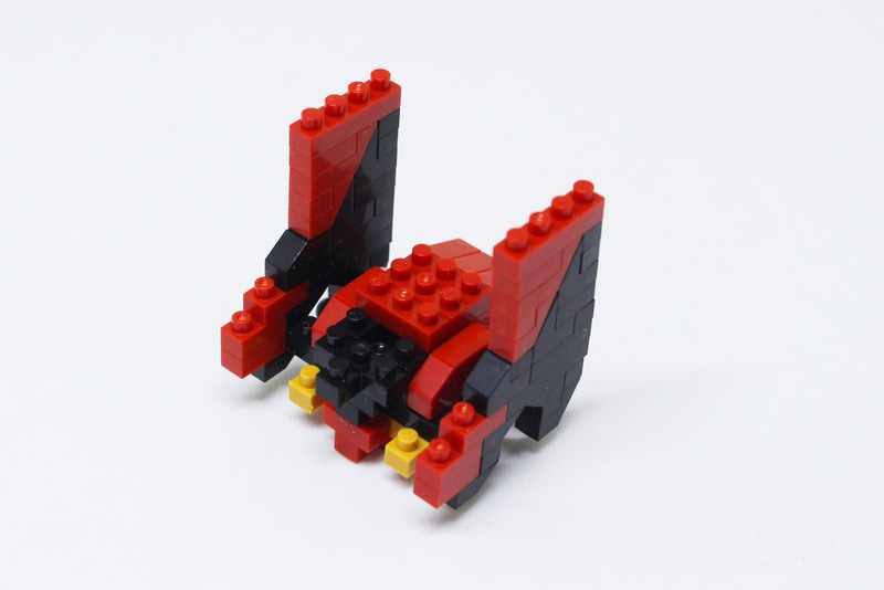 特徴的な肩まで順番に組んでいって、胸部が完成した