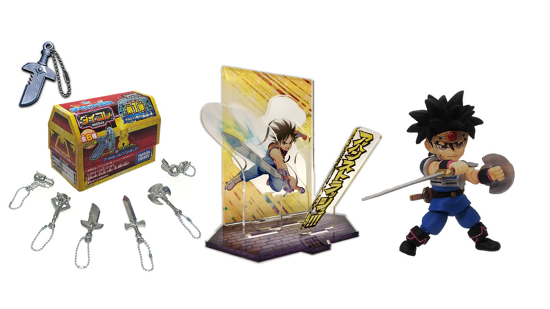 左から「ダイコレ第１弾」、「ビジュアルフィギュア」、「アクトブレイバー」（※商品は開発中のものとなり、実際の商品と変更になる場合がございます。）