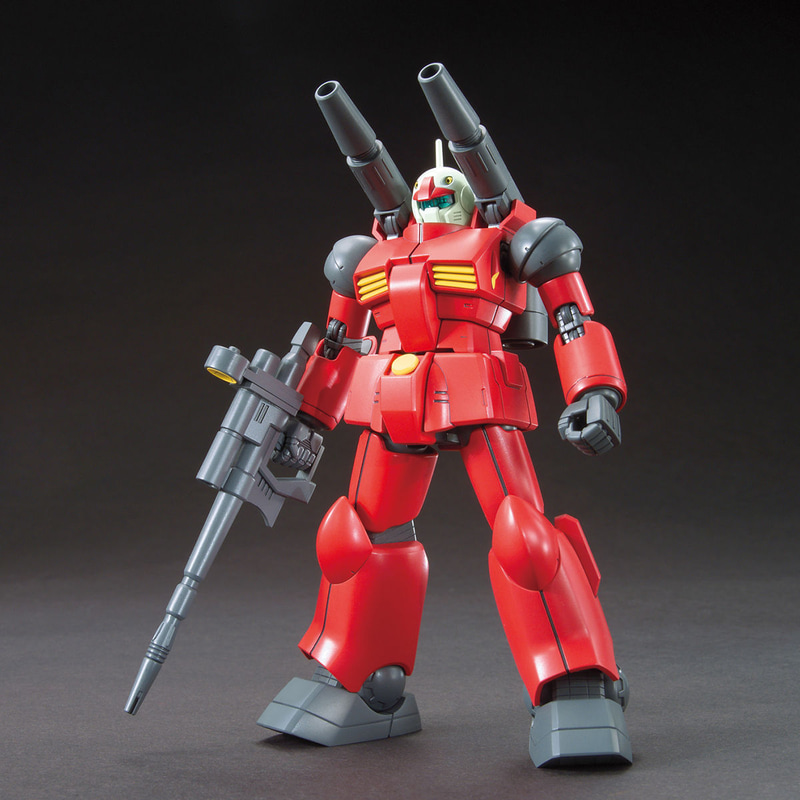 "宇宙世紀"の名を冠した「HGUC(ハイグレードユニバーサルセンチュリー)」は1999年スタート。第1弾は「ガンキャノン」だった。こちらは2015年にリニューアルされたもの