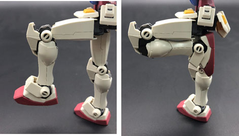太もものバランスが変わり、股関節も新しい解釈によってより自由にポーズがとれるようになった