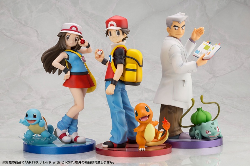発売中の「ARTFX J リ―フ with ゼニガメ」（別売り）や「ARTFX J オーキド博士 with フシギダネ」（別売り）と並べれば、さらに世界観が広がる
