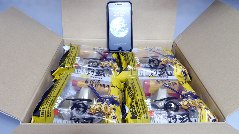 化粧箱を開封してみるとその内容物に圧倒される。これがとうふだっていうのかい!?コウ、とうふコンテナの換装は3秒以内に！