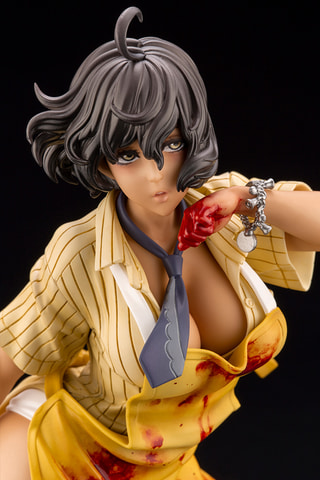 悪魔のいけにえ」の殺人鬼レザーフェイスが山下しゅんや氏デザインで