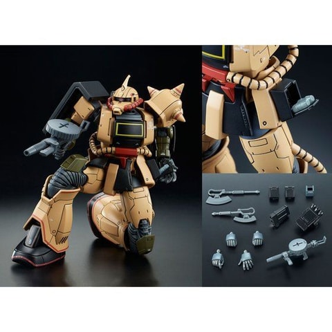HG 1/144 ザク・デザートタイプ」プレミアムバンダイにて3次予約受付中