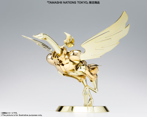 聖闘士聖衣神話EX」、黄金に輝く「キグナス氷河」TAMASHII NATIONS
