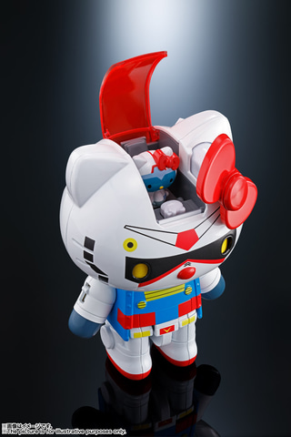 通常のハローキティより3倍速い!? ガンダム×キティコラボ超合金が本日
