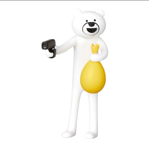 色んなところでよく見るアイツ！ 「けたたましく動くクマ」のカプセル