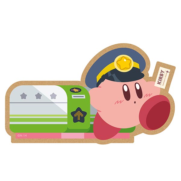 「ダイカットステッカー 改札&カービィ」350円（税別）