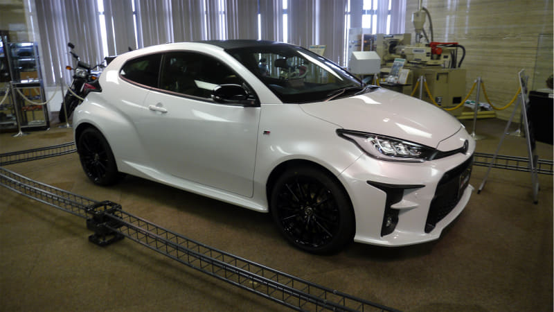 6月30日で”1st Edition”の予約が終了してしまったGRヤリスの実車がタミヤ本社内に！