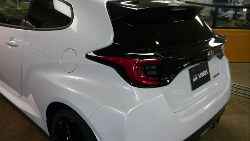 6月30日で”1st Edition”の予約が終了してしまったGRヤリスの実車がタミヤ本社内に！