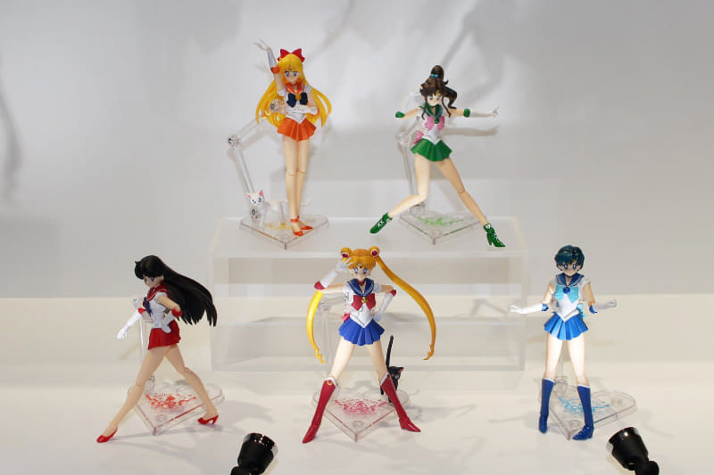 「-Animation Color Edition-」としてリニューアルされる、セーラー戦士達。10月発売予定