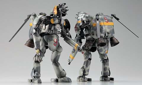 マシーネンクリーガー　ハセガワ　4個セット ハセガワ、「マシーネンクリーガー」シリーズの新たなプラモデルが