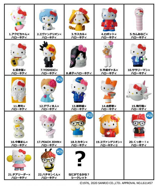 フィギュアは22種＋シークレットフィギュア1種