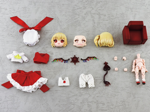 東方project」より小柄なサイズのちびっこドール「フランドール