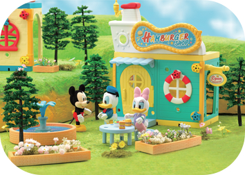 ミッキー フレンズが手のひらサイズのドールで登場 ドールハウスの組み換えも楽しめる ディズニーキャラクター Diytown が10月発売 Hobby Watch