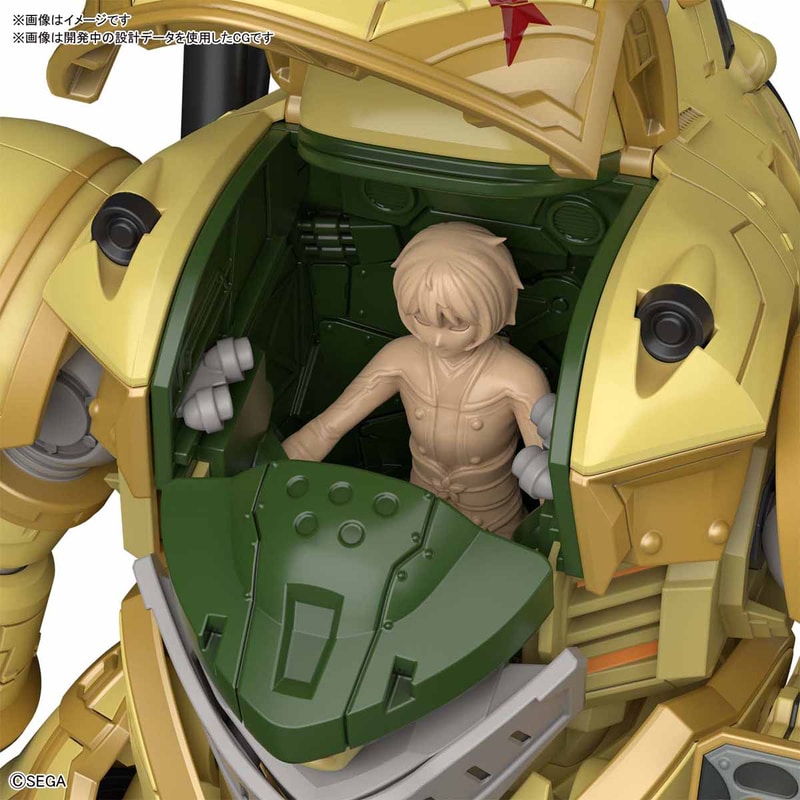 搭乗姿のキャラクターフィギュアが付属