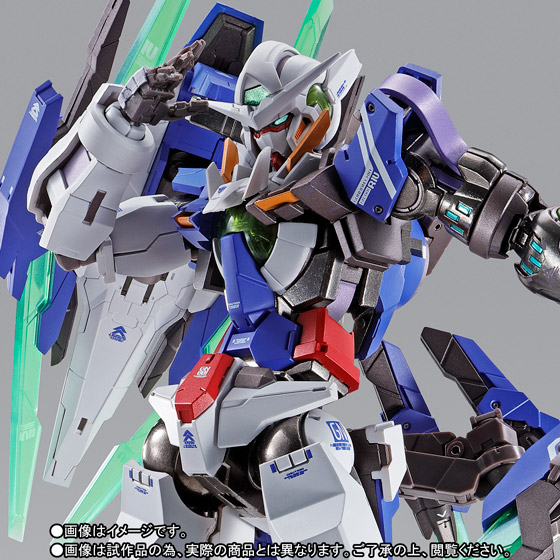 「METAL BUILD ガンダムエクシアリペアIV」。「METAL BUILD」なども"金属使用のノウハウ"を活かした商品だ