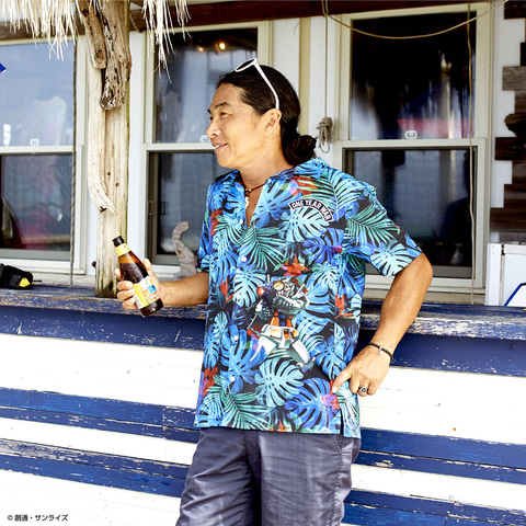 機動戦士ガンダム」の本格アロハシャツが発売決定！ 沖縄発純国産