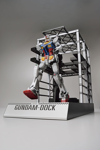 未組立1/100F00ガンダムガンプラ 動く実物大ガンダムのガンプラ「1/100 RX-78F00 ガンダム」の