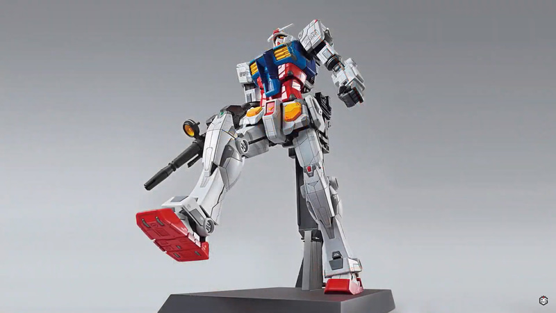 まさにGUNDAM FACTORY YOKOHAMAにある「RX-78F00 GUNDAM」がそのままガンプラに！