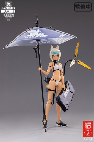フィギュア　[破損品/水着欠品/ランクB] セクシーロボット001 豆魚雷限定 クロームメッキver. 「ファンタジーフィギュアギャラリー」 1/4 スタチュー ファンタジーフィギュアギャラリー セクシーロボット 001 ピンク