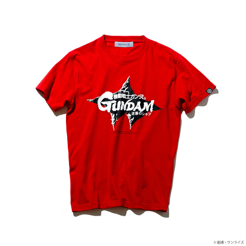 STRICT-G『機動戦士ガンダム 逆襲のシャア』Tシャツ アクシズ・タイトルロゴ柄、価格は4,180円（税込）