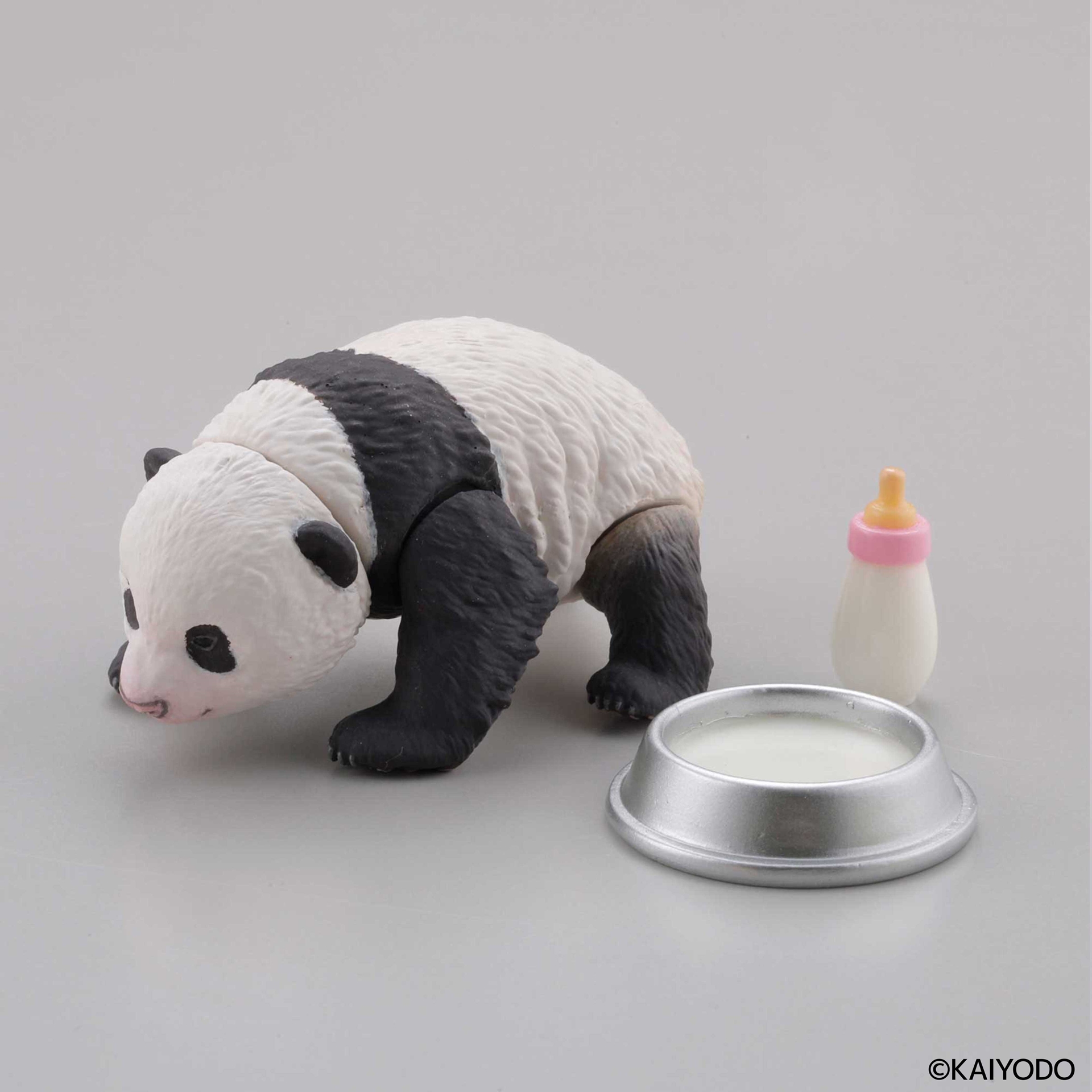 ごくごくセット（よちよちパンダ＋ミルク皿＋哺乳瓶）