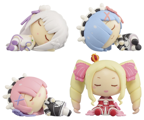 BANDAI - リゼロ一番くじ まどろみ リゼロ」より、“まどろみ”をテーマにしたフィギュアなどが当たる