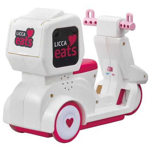 リカちゃんイーツ おとどけスクーター」発売中！ お届けモードと運転