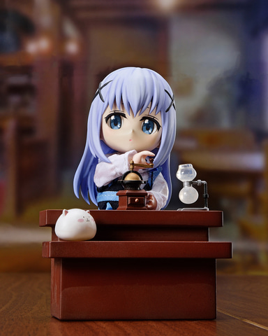 フィギュア　ちびっこドール チノ おこ顔セット 「ご注文はうさぎですか?」 ファニーナイツ通販サイト限定 フィギュア :: ドール :: 【オンラインショップ限定版】ちびっこ
