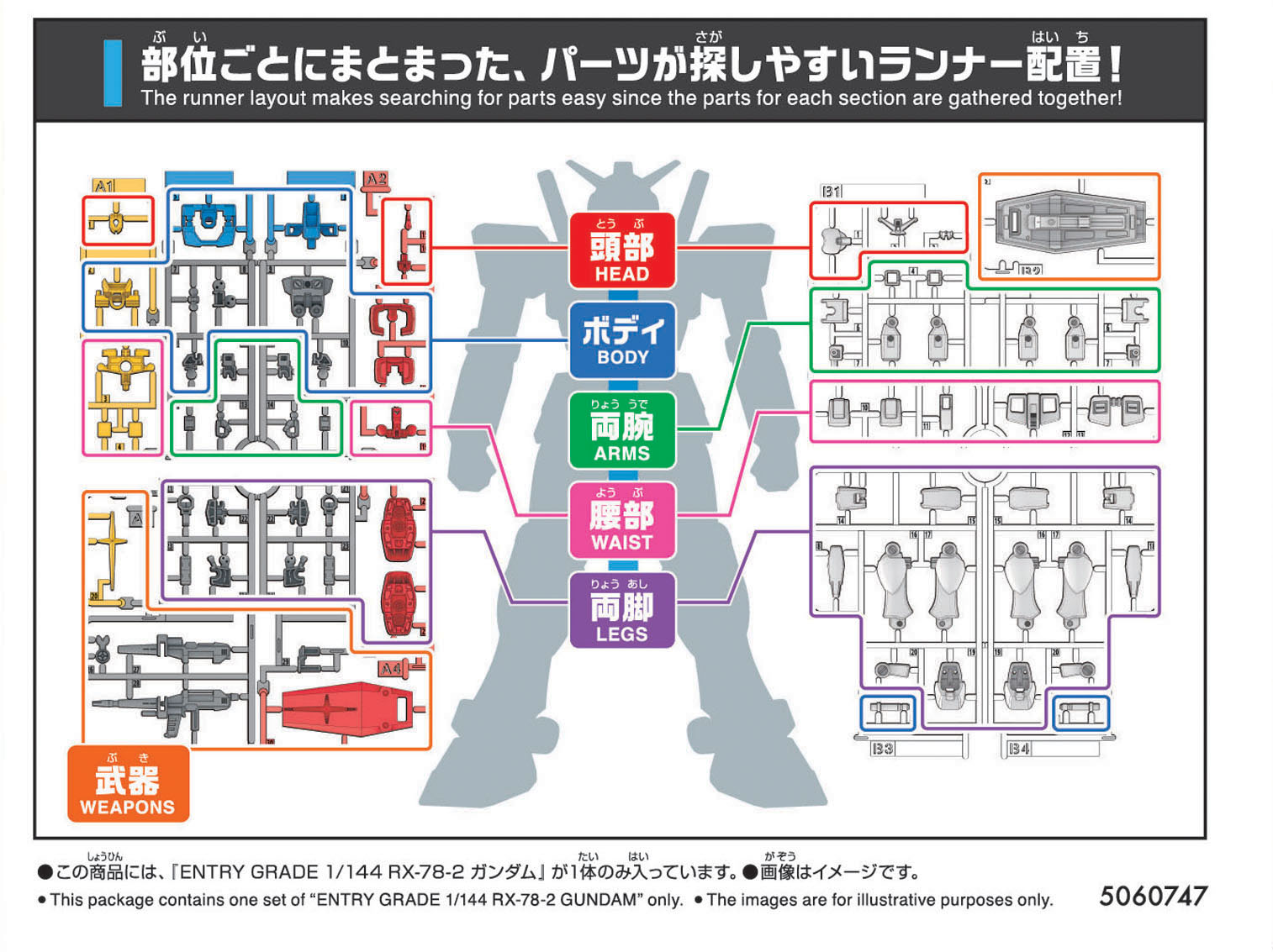 今回サンプル品ということでパッケージはありませんが、成形品2枚と組立説明書だけで構成されています