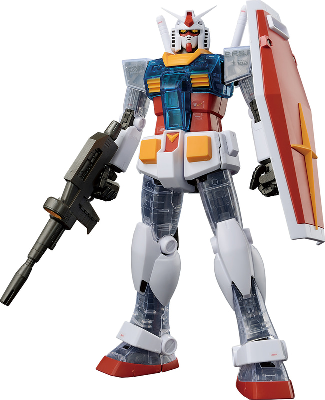 B賞：マスターグレード RX‐78‐2 ガンダムVer.2.0 ソリッドクリアスタンダード