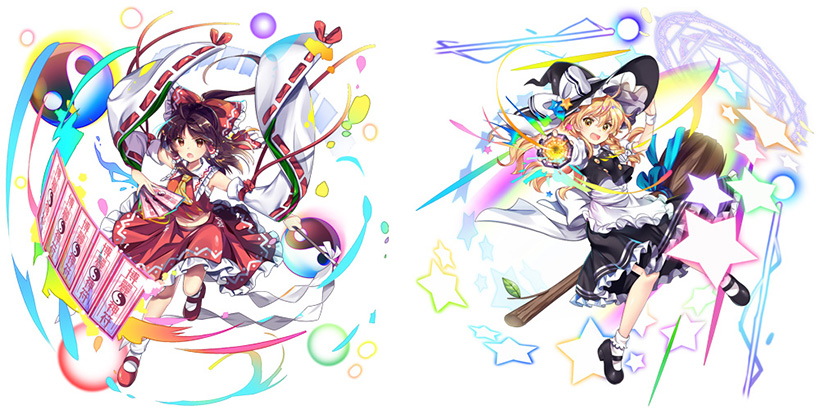 今回の霊夢は「東方LostWord」からの立体化。アプリ内でのイラストがモチーフです。