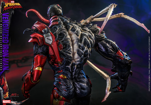 ホットトイズ　アイアンマン　ヴェノム版　スパイダーマン　マキシマム・ヴェノム アーティスト・コレクション】『スパイダーマン：マキシマム