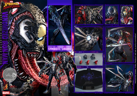 master-piece - ホットトイズ ヴェノム マキシマム ヴェノム アイアンマン ボーナス 限定 アーティスト・コレクション】『スパイダーマン：マキシマム