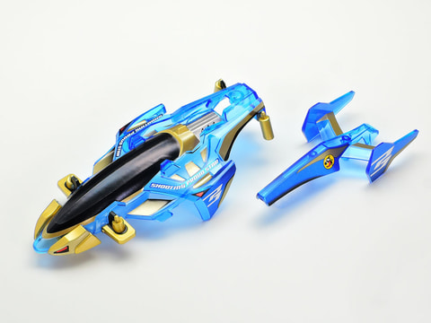 ミニ四駆「シューティングプラウドスター クリヤーブルースペシャル