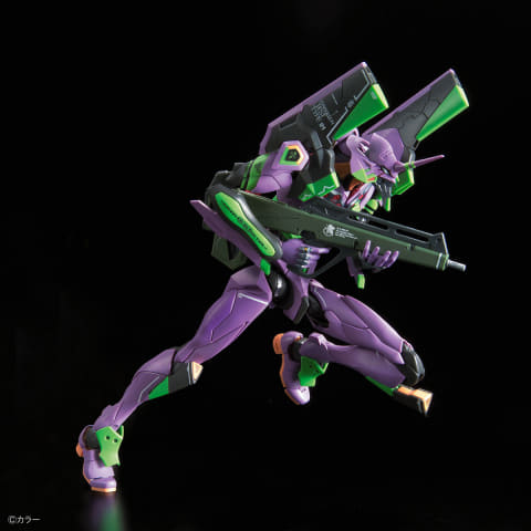 プラモデル「RG エヴァンゲリオン初号機」と「輸送台」セットのDX版が