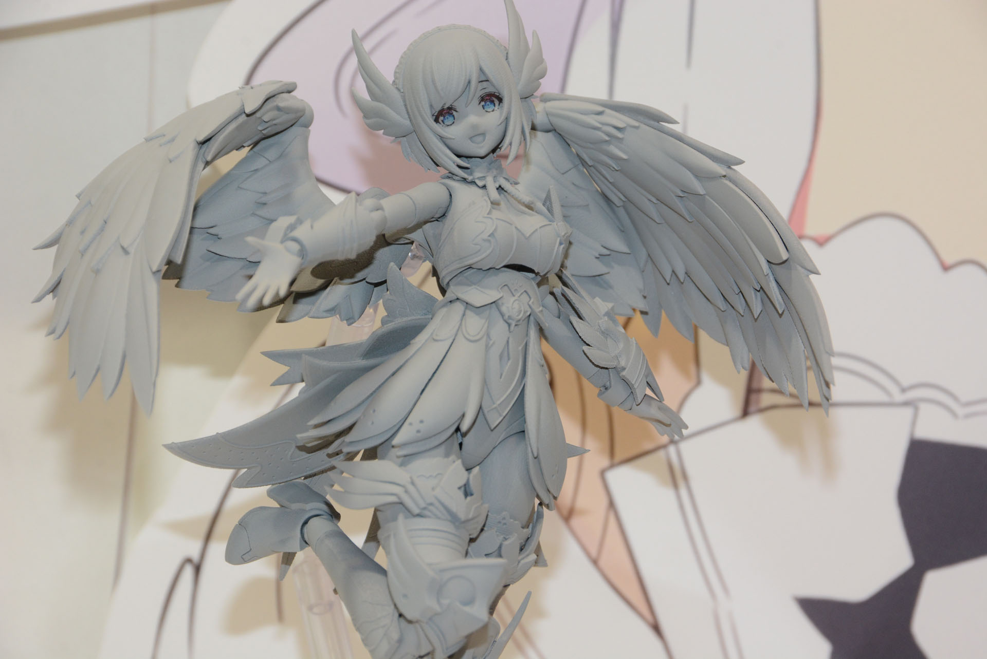 ファンタジーをテーマにした美少女プラモデル。第1弾は「天使」